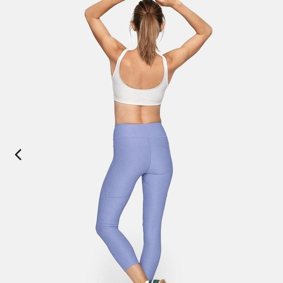 NWT OUTDOOR VOICES 3/4 Warm Up Leggings, Lilac - Picture 4 of 6